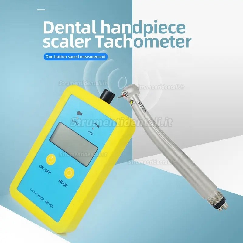 Tachimetro per manipolo dentale e misuratore frequenza per scaler ad ultrasuoni